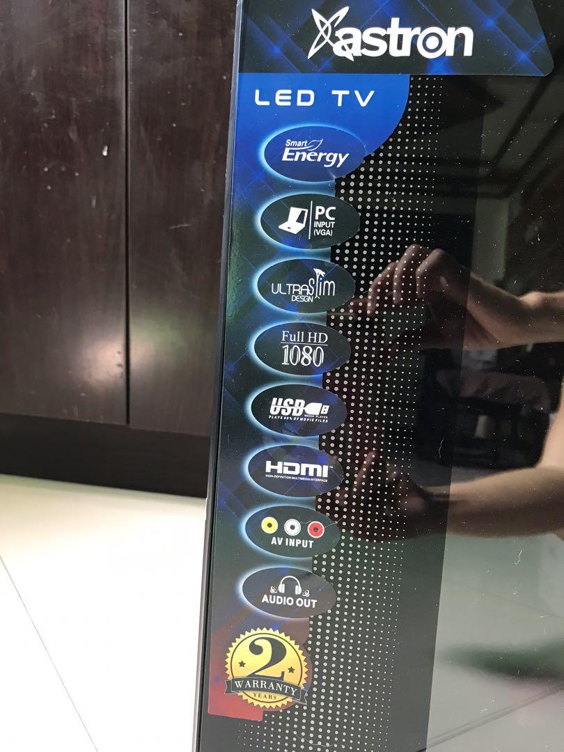 Astron Led TV 20inches (Category: TV) located in Bacoor. Submitted by travelfindsph (Listing ID 1159631377, Image 2). Description: brand New ASTRON 2012 (FREE TV Stand) LED television energy saving 2years warranty nationwide service center *USB INPUT *HDMI input *RCA input *VGA input *AUDIO output *FULL HD 1080 *Selling low as we just got it during raffle. original price at 5,299.