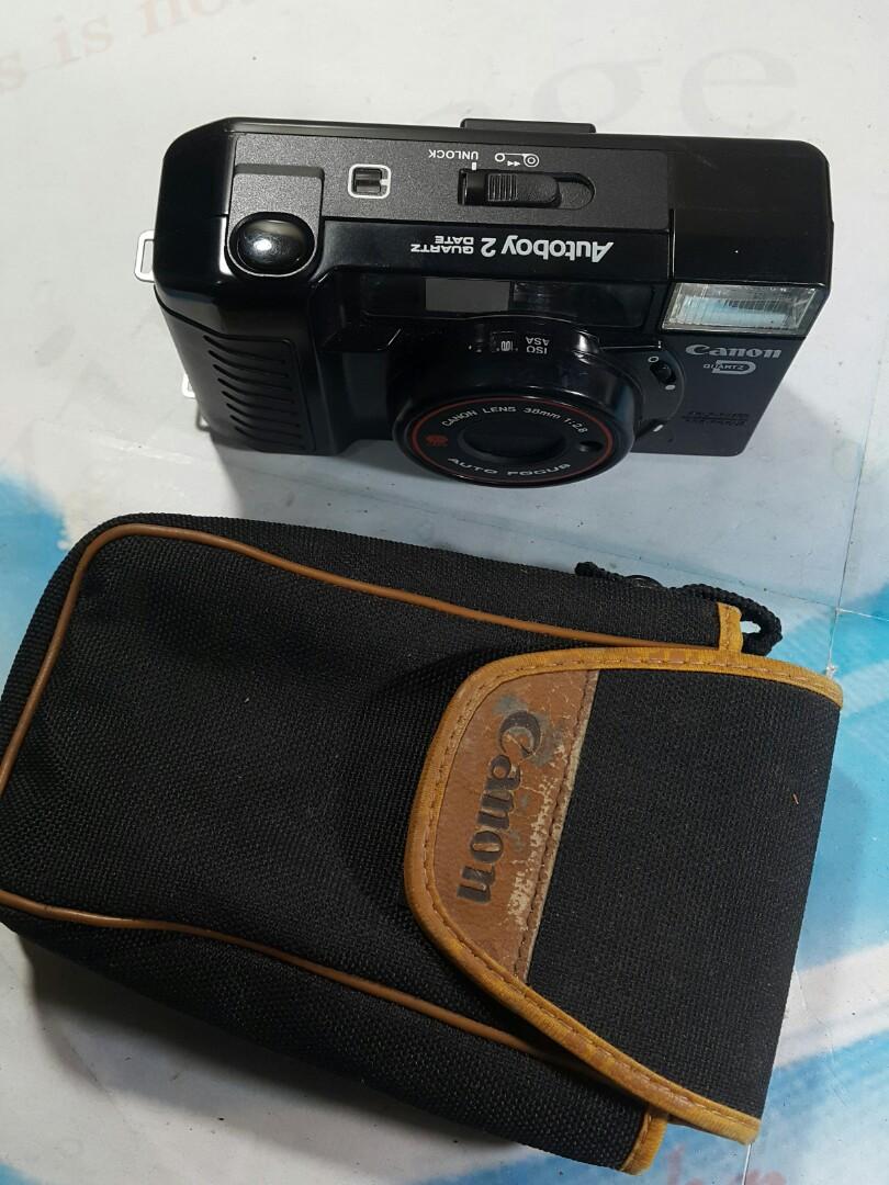 Autoboy 2 Original Pouch Case (Category: Camera Bags & Carriers) located in Paranaque City. Submitted by vintagepopsicle (Listing ID 1159622181, Image 3). Description: Protect your Autoboy 2 from scratches, dust and dings with this authentic canon pouch made for the autoboy 2. Gcash and Lalamove. Sold As Is..