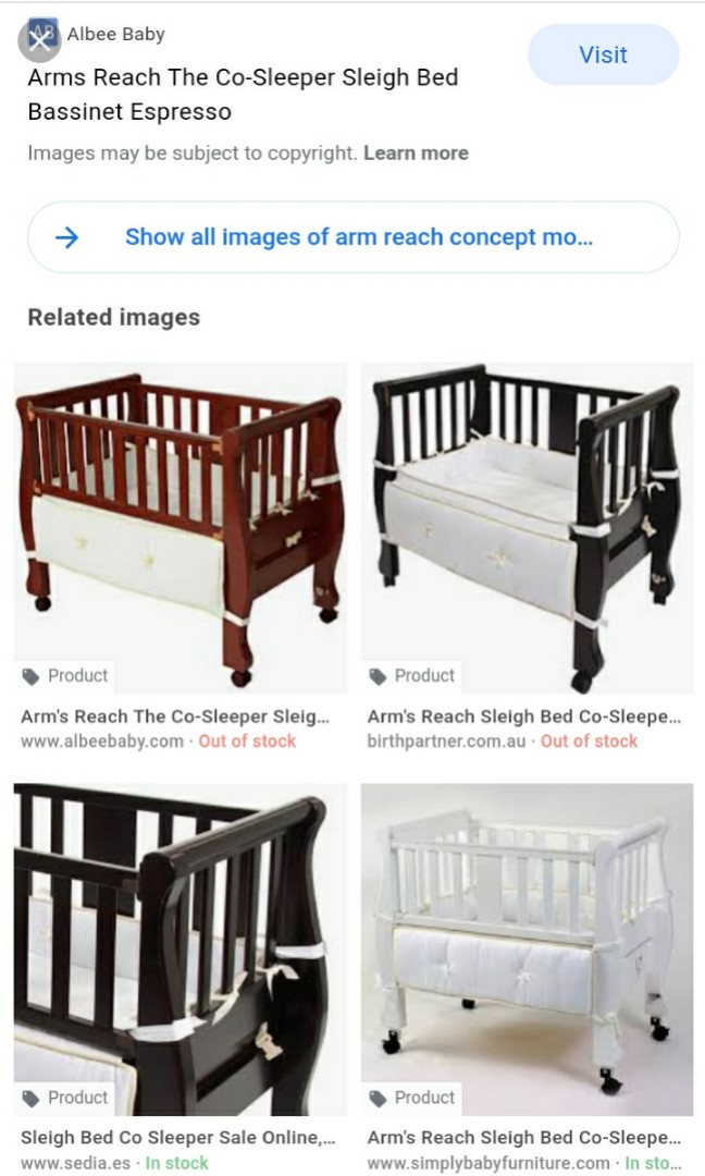 Arm's reach sleigh bed co cheap sleeper