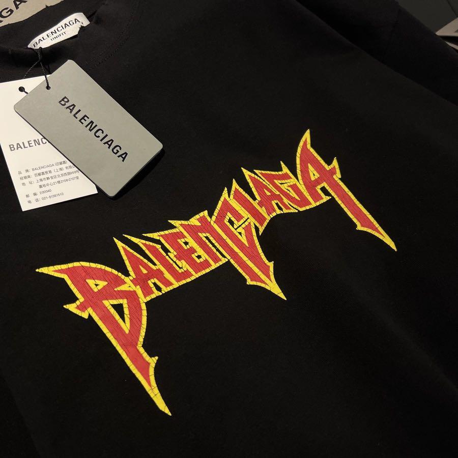 Balenciaga Metallica T shirt