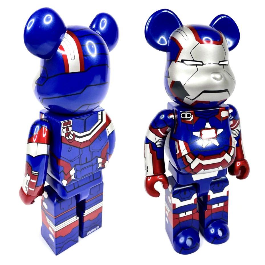 Bearbrick Iron Patriot 1000%, 興趣及遊戲, 玩具& 遊戲類- Carousell