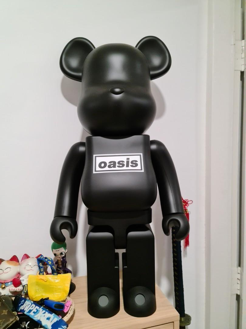 Bearbrick Oasis Black Rubber Coating 1000 Berbrick Cheapest, Hobbies