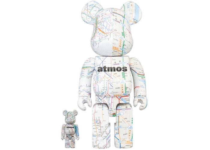 Bearbrick x Atmos Subway 100% & 400 Set, 興趣及遊戲, 玩具& 遊戲類