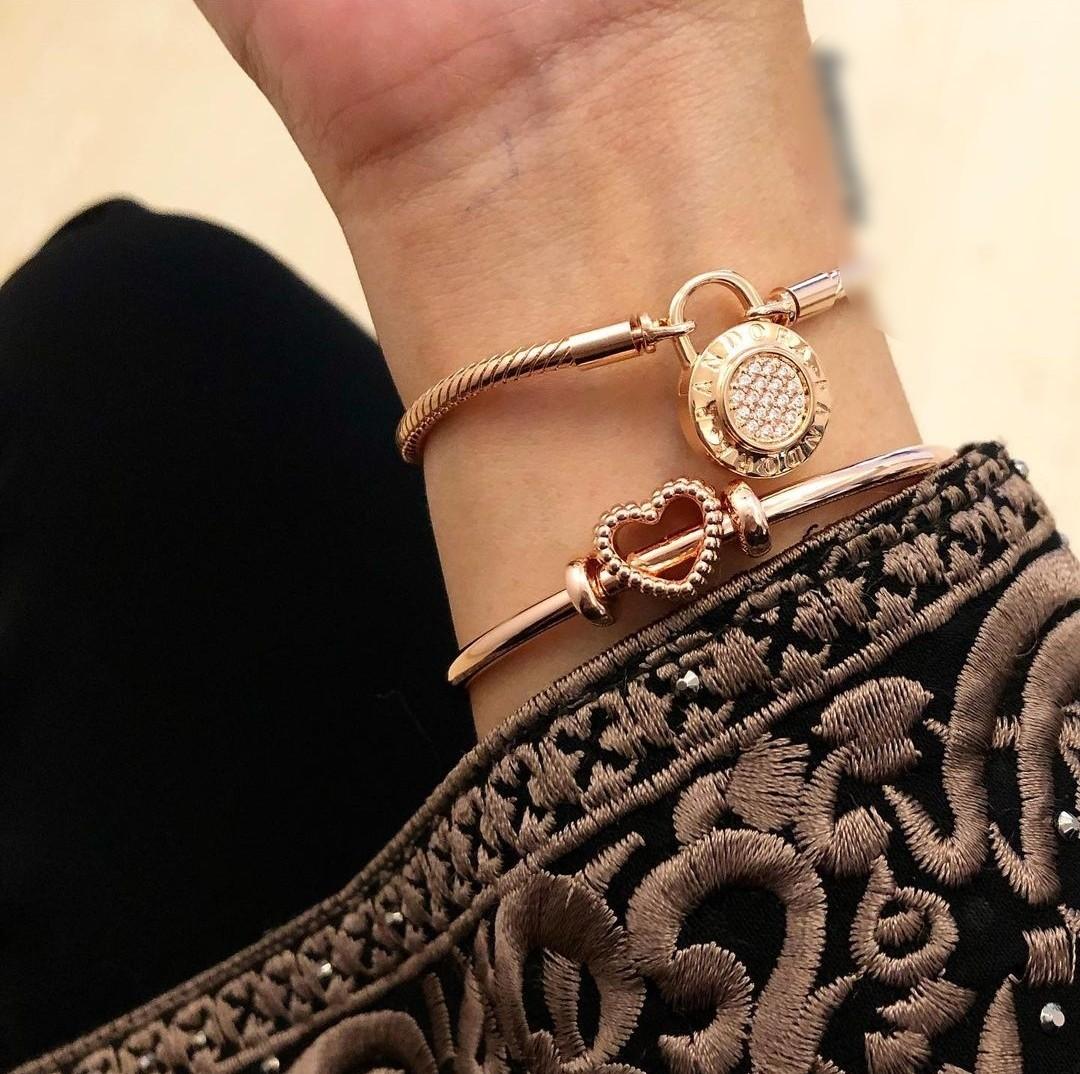 Pandora snake chain open bangle cheap
