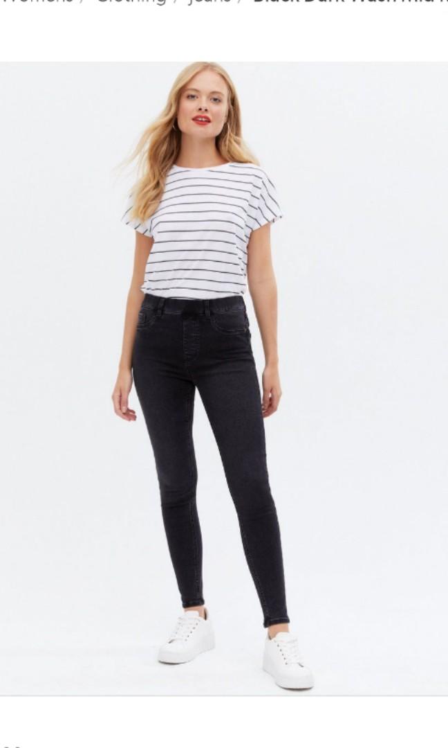BN jean leggings jegging jeggings pull on jeans elastic waist elasticised  waistband New Look streetwear street