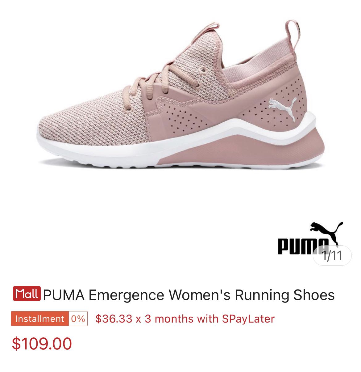 Puma women's deals emergence running shoe