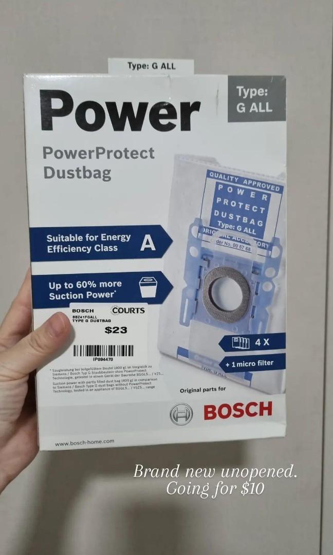 BOSCH Powerprotect dustbag BN TV Home Appliances Vacuum