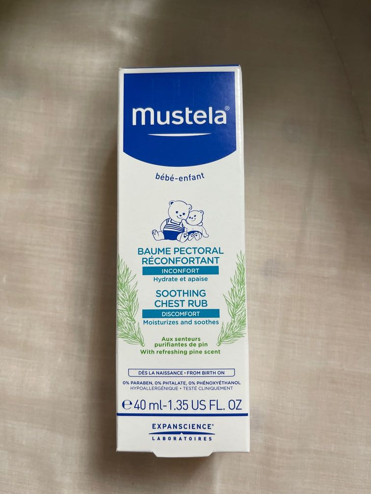 Brand new mustela soothing chest rub, Babies & Kids, Maternity Care on