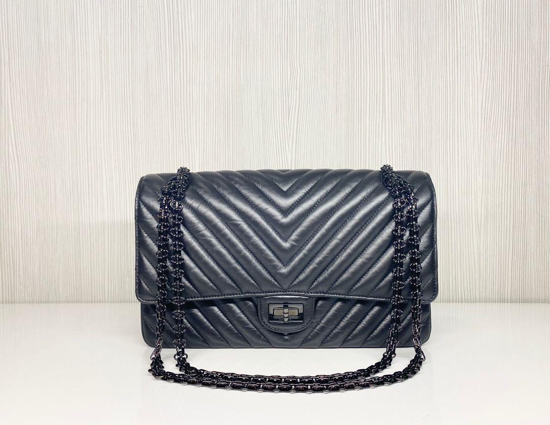 Chanel reissue 226 chevron best sale