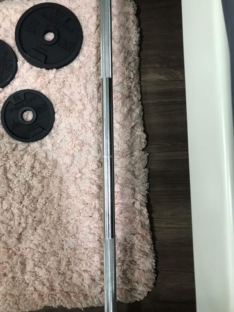 Decathlon weight training bar 28mm 1.5m Sports Equipment