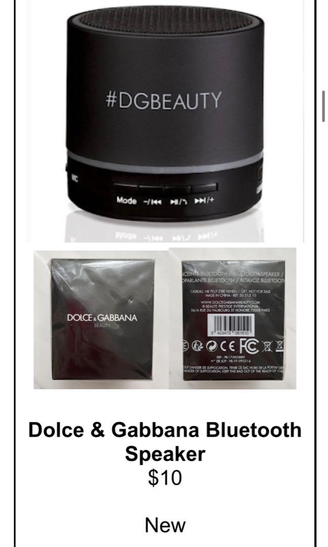 Dolce & Gabbana Bluetooth, Audio, Portable Audio Accessories on Carousell