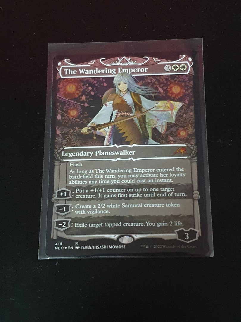 Etched Foil The Wandering Emperor NM, Hobbies & Toys, Toys & Games on