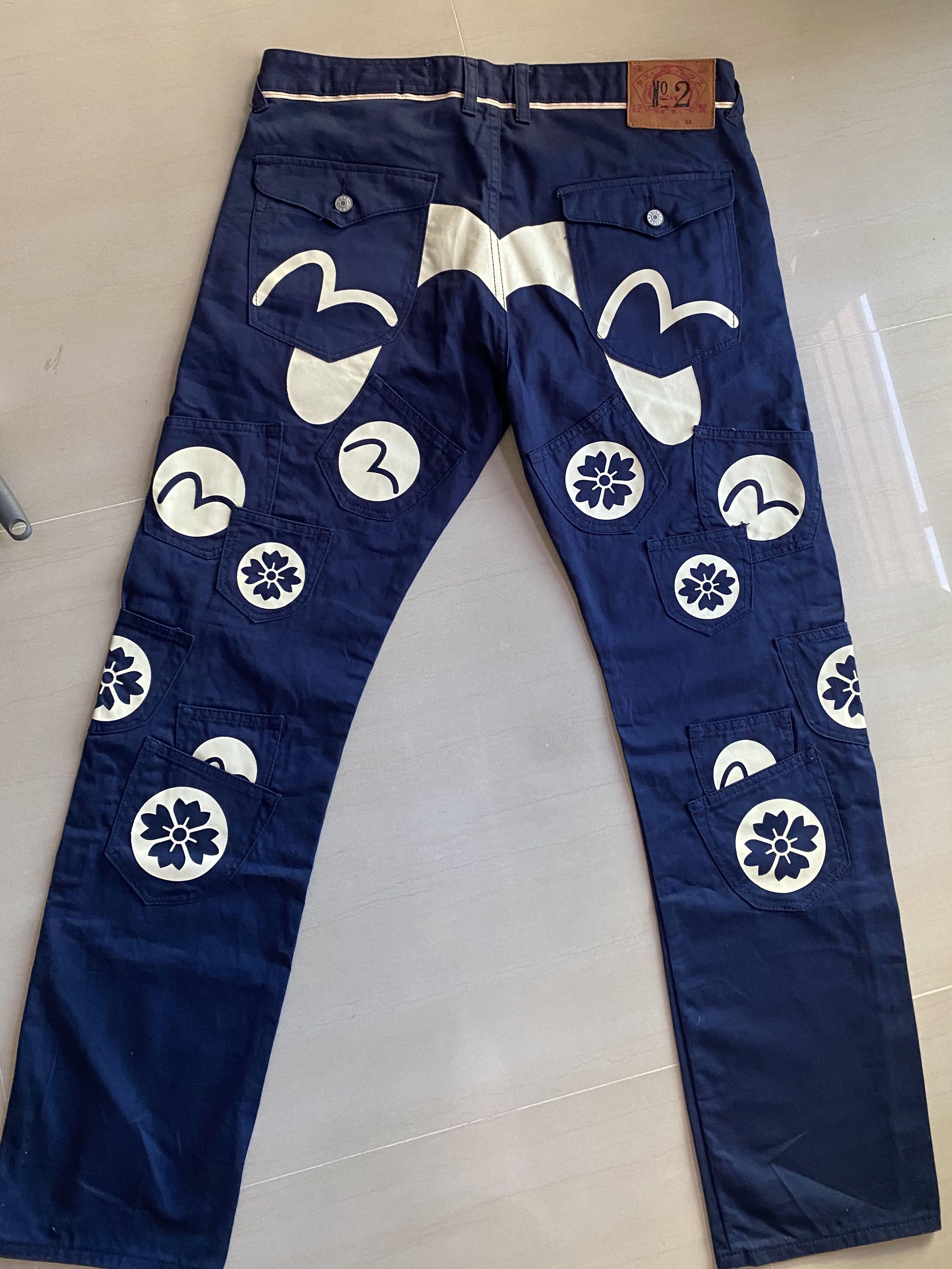 FREE RM) evisu multi pocket jeans, Men 