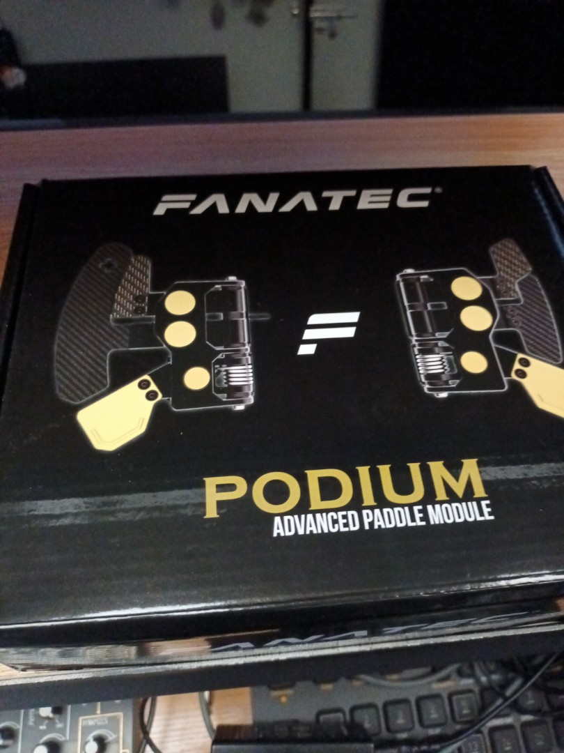Fanatec Podium Advanced Paddle Module, 電子遊戲, 遊戲機配件, 手掣