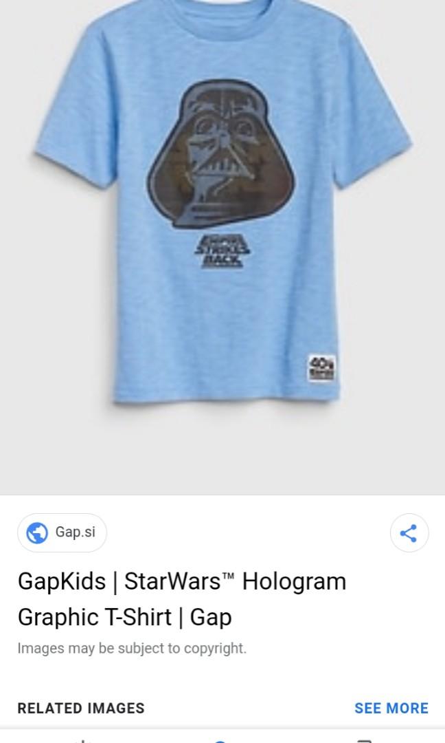 GAP X STAR WARS HOLOGRAM KAOS, Fesyen 