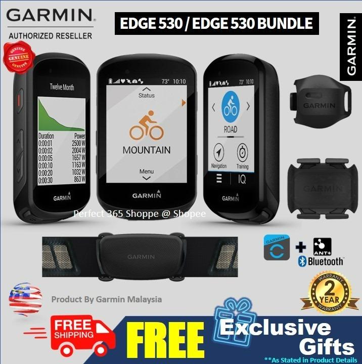 Garmin Cycle Computer, Edge 530 - Advanced Bike GPS, Device Only