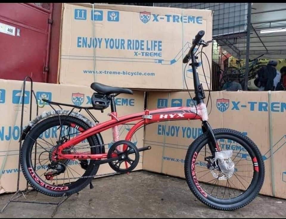 HYX FOLDING BIKE steel frame Size 20er Sports Equipment
