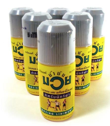 Namman Muay Boxing oil for athletes Relieves muscle aches and pains 60 ml.