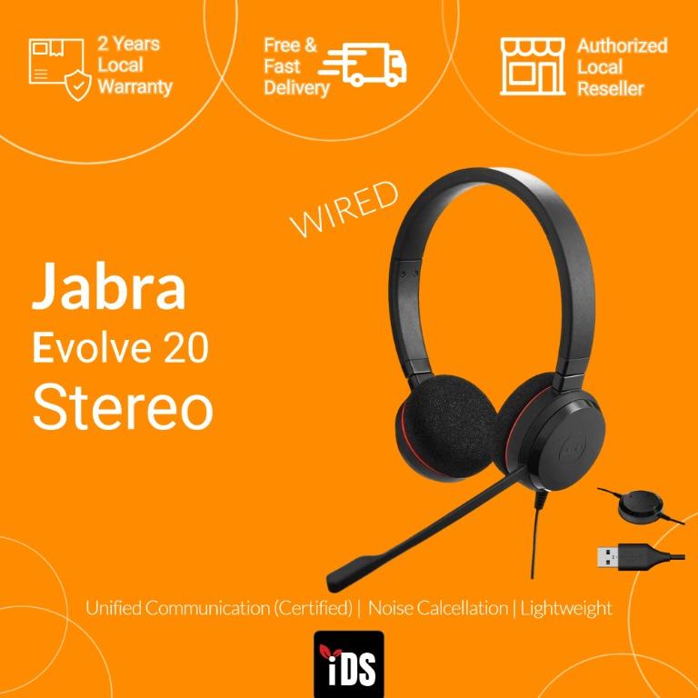 Jabra evolve 20se uc mono usb hot sale computer headset