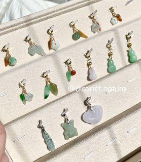 Jadeite charms