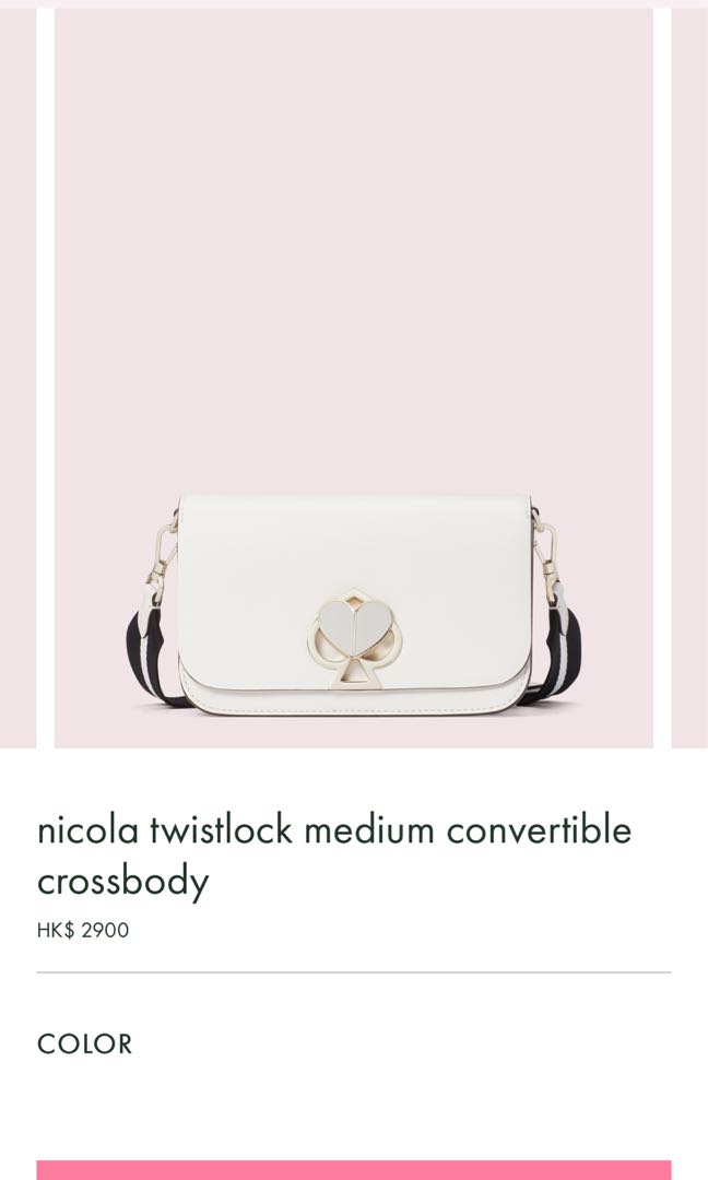 Kate Spade Nicola Twistlock Medium Convertible Crossbody