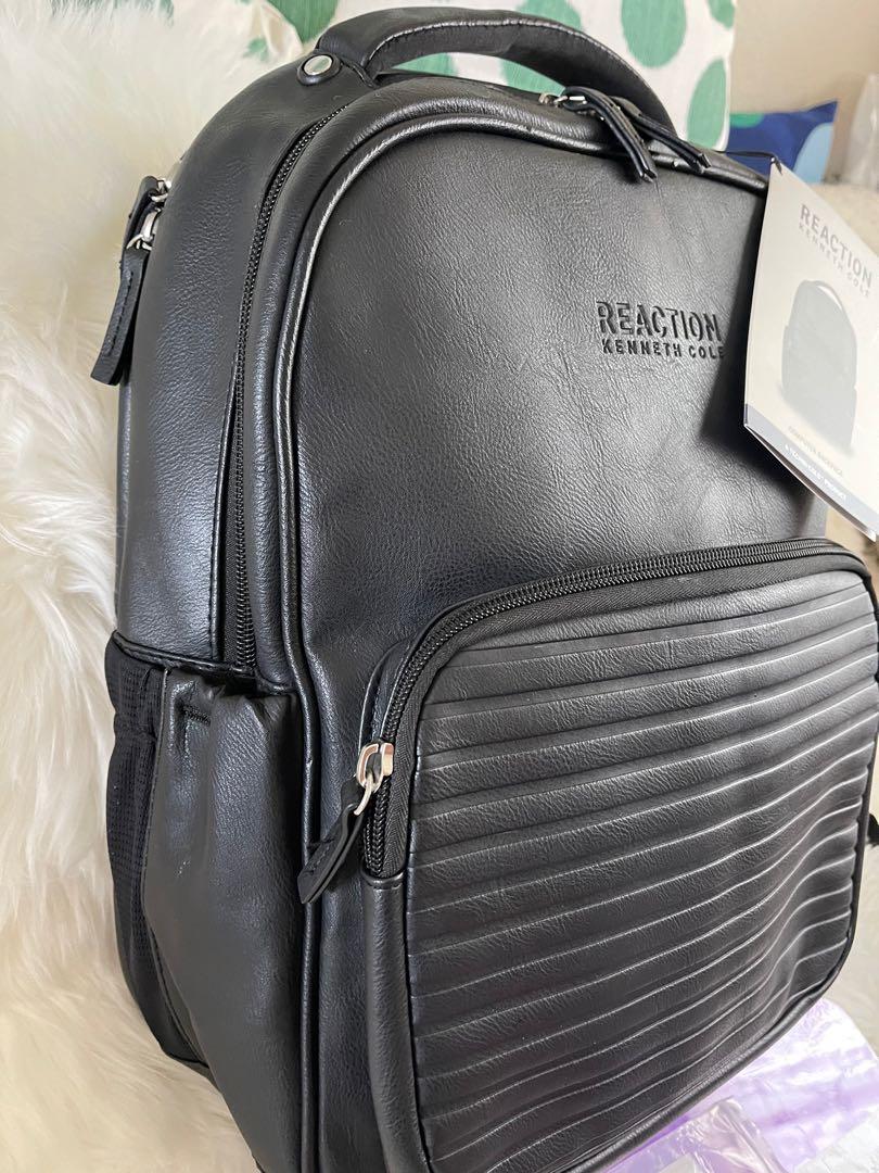 Kenneth Cole leather backpack Unisex