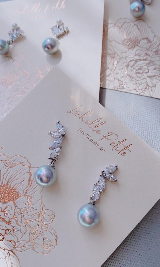 Dark blue akoya pearls clearance