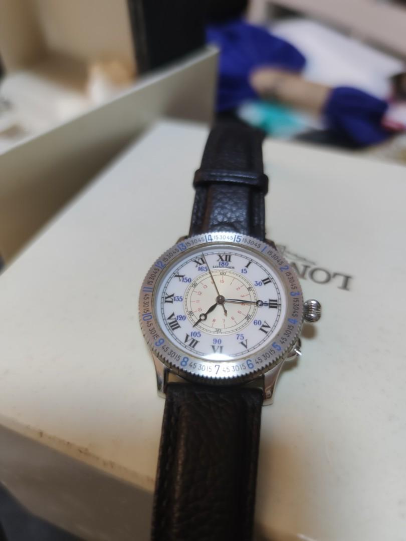 Longines Charles Lindbergh Hour Angle 38mm Compass Watch