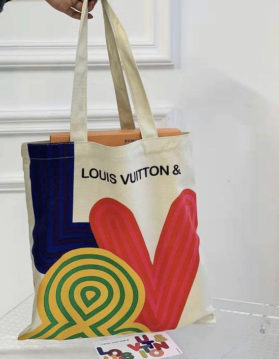 White Canvas Tote Bag  Librairie Boutique Fondation Louis Vuitton