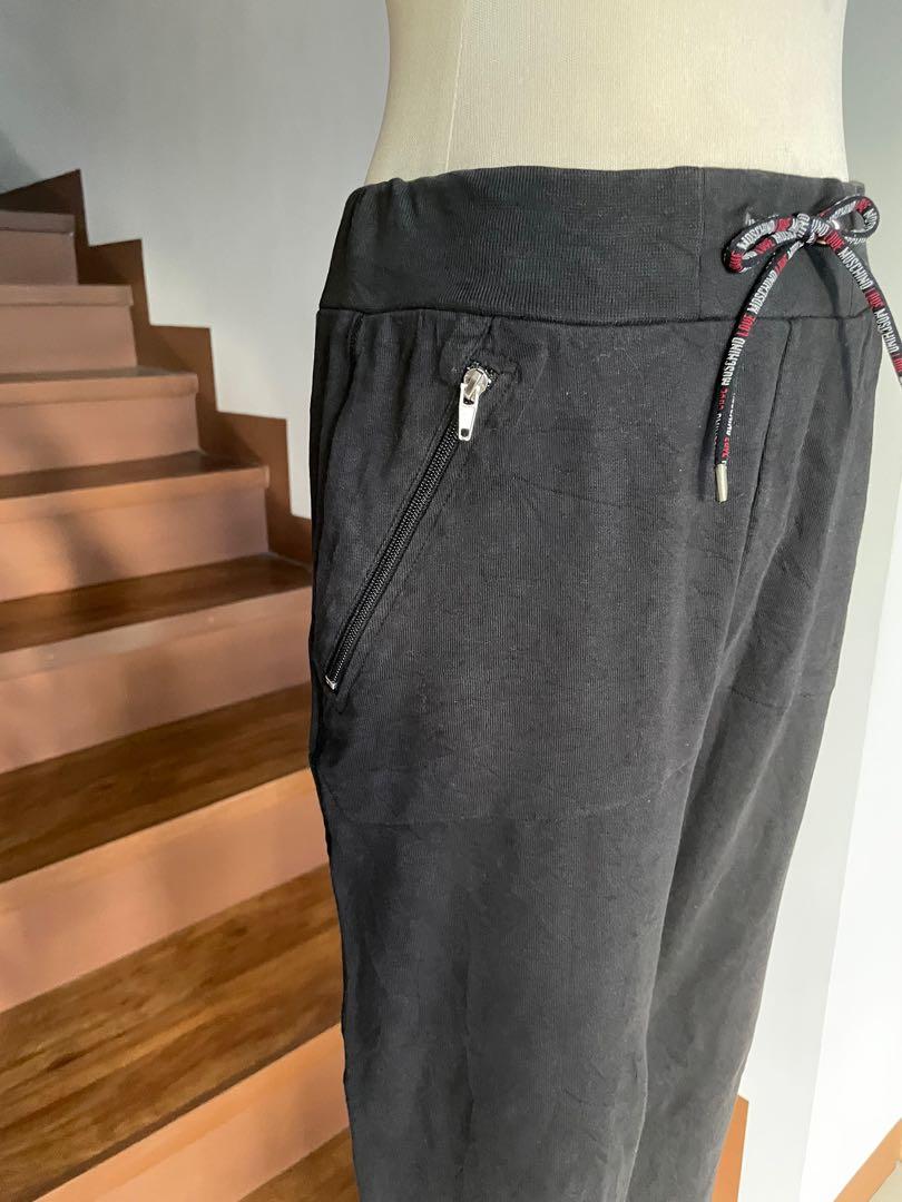 Love Moschino Joggers in Black (Category: Other Bottoms) located in Makati City. Submitted by winnieboop (Listing ID 1159692020, Image 3). Description: Super comfy fits to large Kindly check measurements posted.