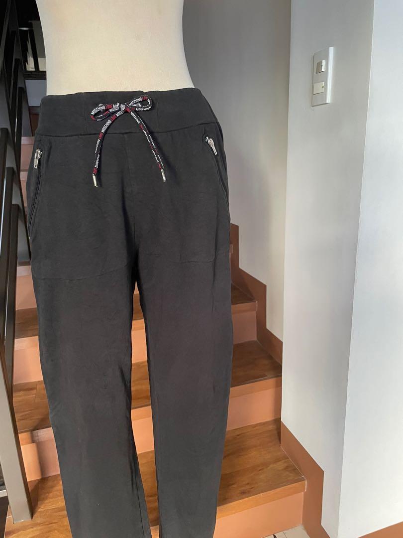Love Moschino Joggers in Black (Category: Other Bottoms) located in Makati City. Submitted by winnieboop (Listing ID 1159692020, Image 1). Description: Super comfy fits to large Kindly check measurements posted.