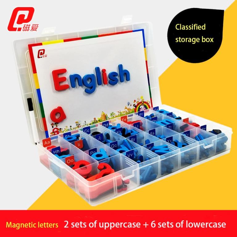Magnetic ABC Alphabet letters Upper & Lower Case 100 Colourful Pieces BNIB 