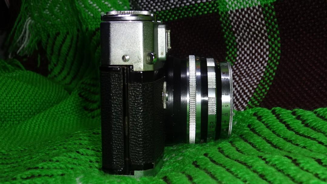 Mamiya 35 Ruby f2.8 Film Camera (Category: Cameras) located in Paranaque City. Submitted by kutoi.ancheta (Listing ID 1159725215, Image 2). Description: Mamiya 35 Ruby f2.8 Film Camera with Mamiya Sekor T 48mm f2.8 lens made in Japan ₱2000 condition: defective meter! Manual mode only! self-timer(untested)! pros ✔shutter release ✔film advance lever ✔aperture dial ✔shutter speed dial ✔focusing action ✔ISO dial ✔film rewind crank ✔film bay, 7/10 ✔in