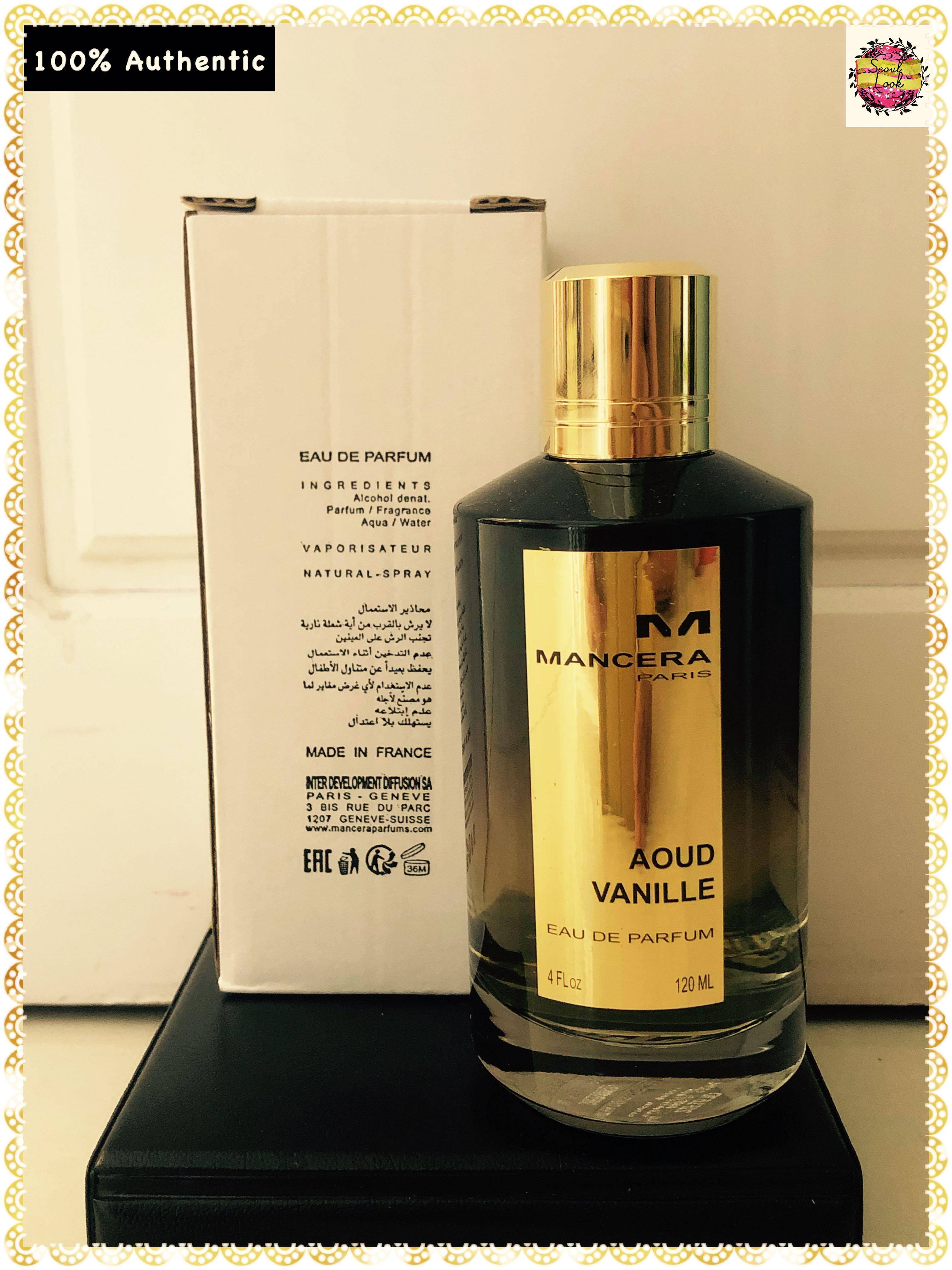 Mancera aoud best sale vanille 120ml