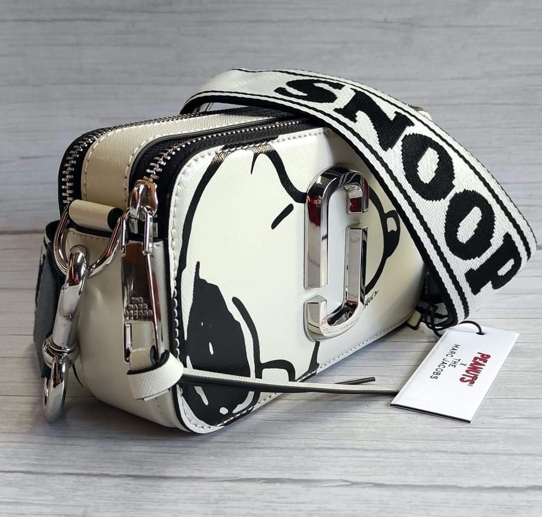 Marc Jacobs, Bags, Marc Jacobs Logo Strap Snapshot Small Camera Bag  Snoopy Peanuts