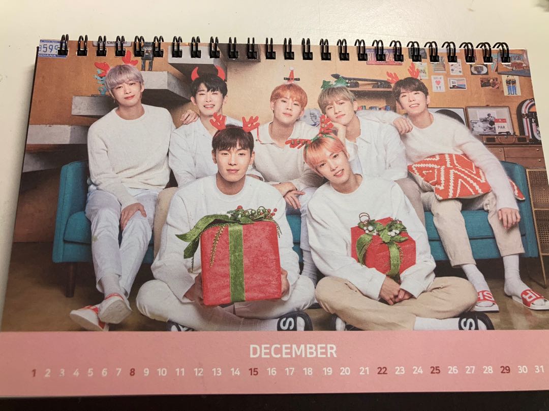 monsta x calendar, jooheon photocards & stickers on Carousell