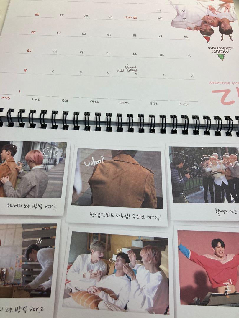 monsta x calendar, jooheon photocards & stickers on Carousell