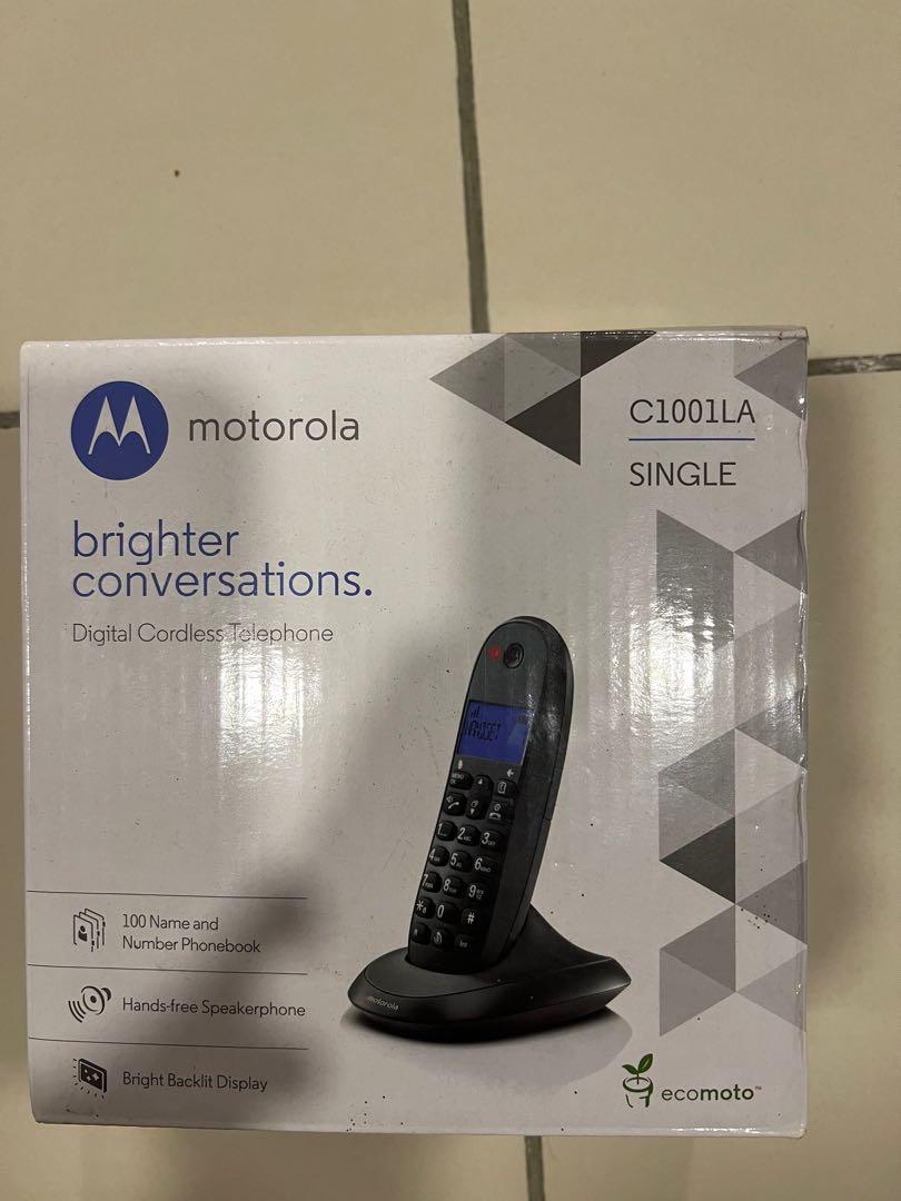 Motorola Digital Cordless Telephone C1001LA SINGLE, Mobile Phones