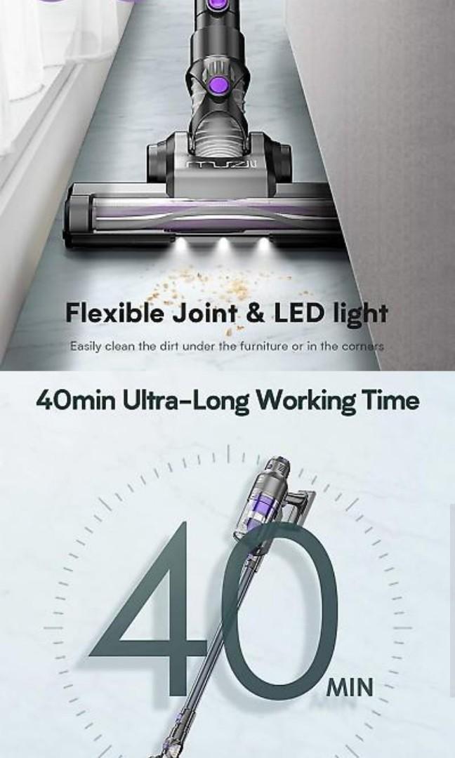 Muzili C10 Cordless Vacuum Cleaner, TV & Home Appliances, Vacuum
