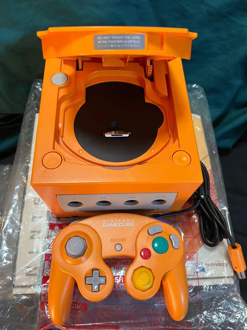 (MINT) Nintendo GameCube NGC DOL001 Spice Orange JP Console w/ GC