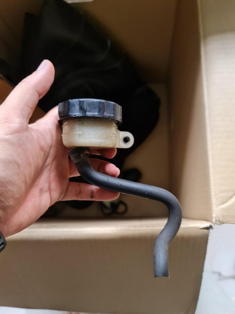 Nissin rear brake caliper with rear brake reservoir, Motorcycles