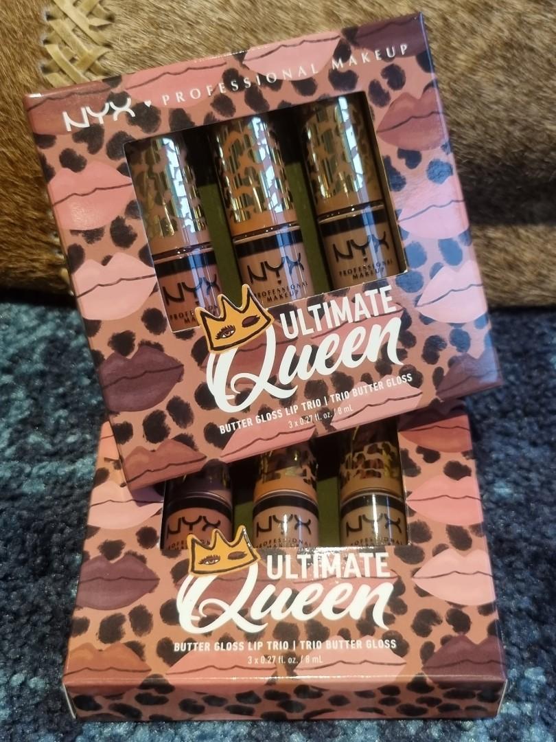NYX Ultimate Queen Butter Gloss Trio Set, Beauty & Personal Care, Face