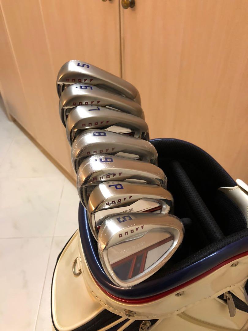ONOFF AKA (5-S) Irons (7 Pieces) [With LIGHTWEIGHT Diawa
