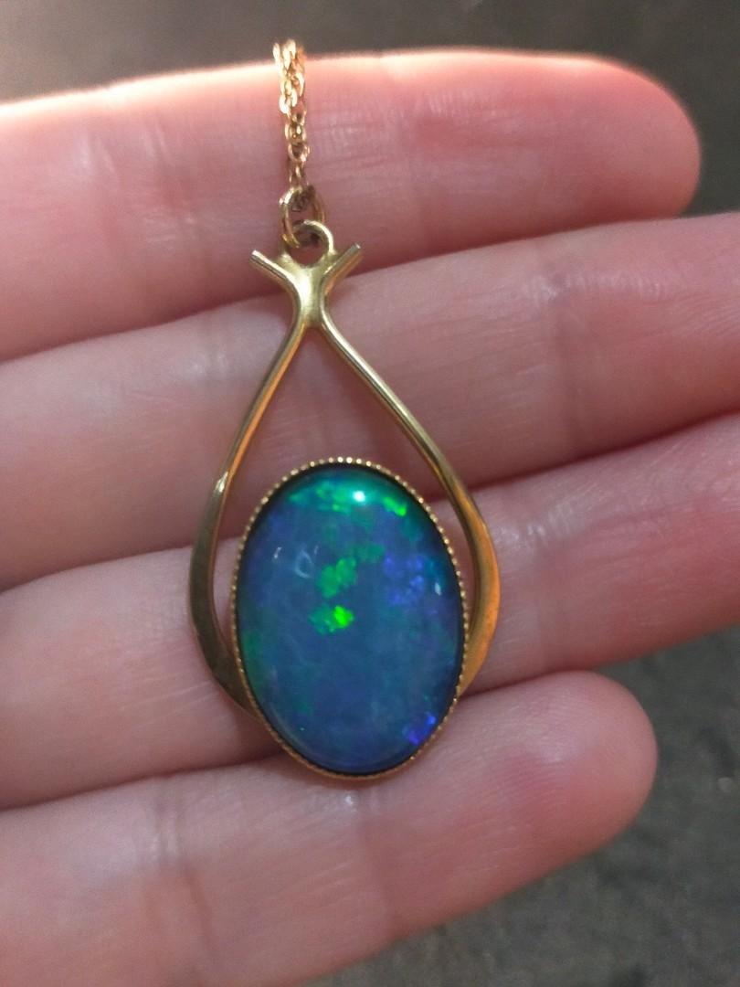 Avon outlet opal necklace