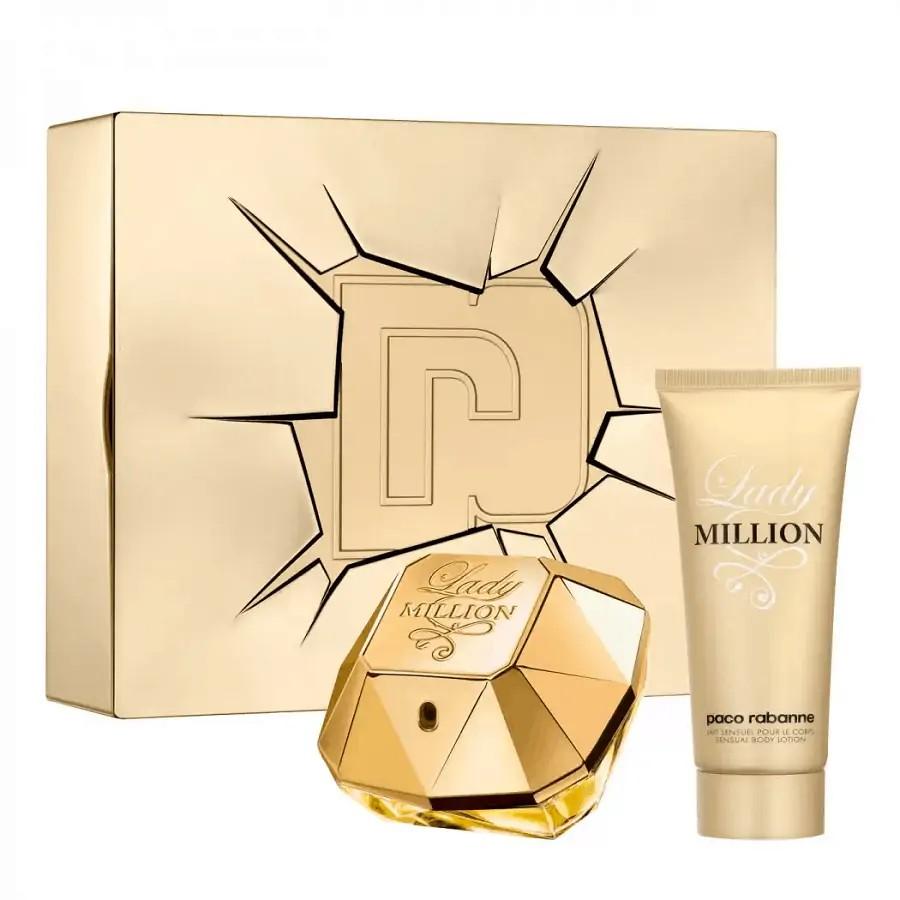 Paco rabanne lady million 50ml gift set on sale