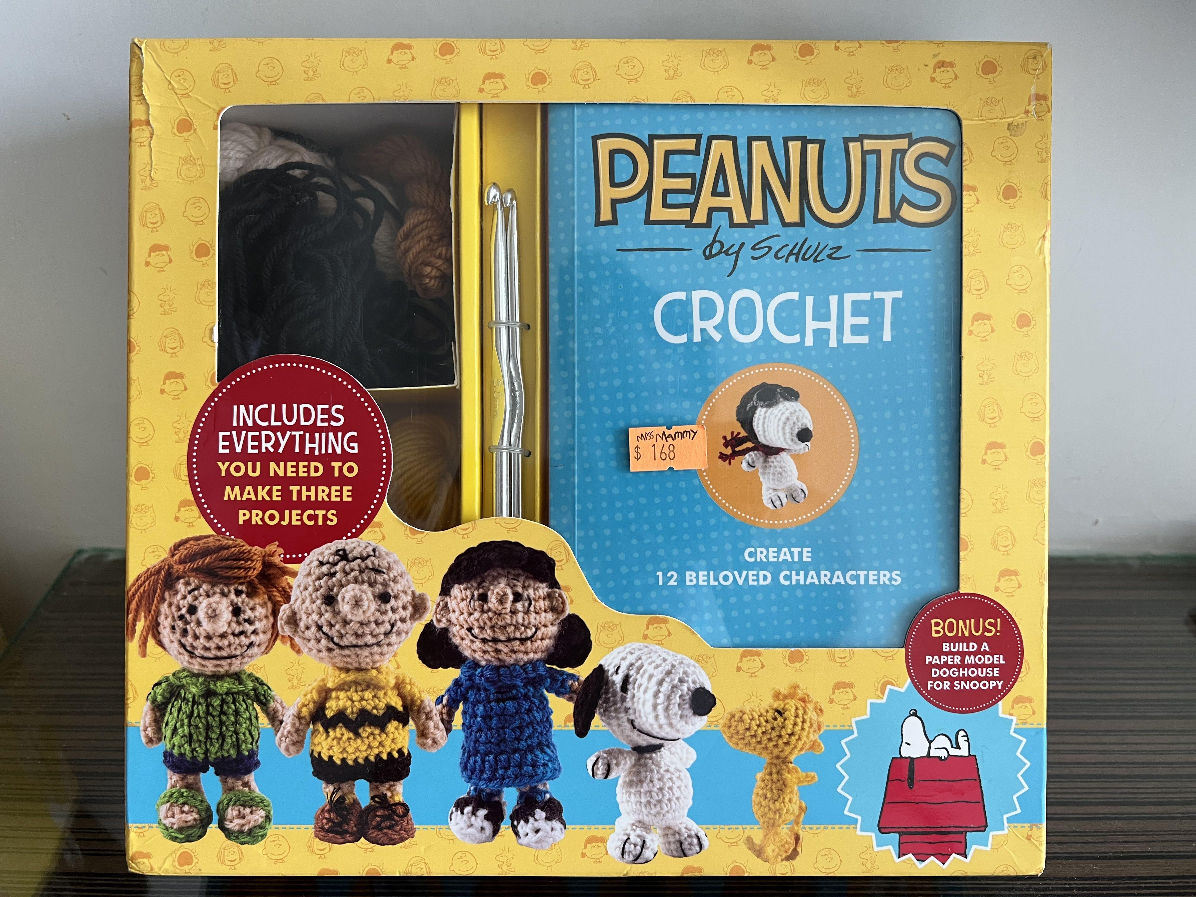 DIY Peanuts Snoopy Crochet Kit, 興趣及遊戲, 手作＆自家設計, 工藝用品及工具 Carousell