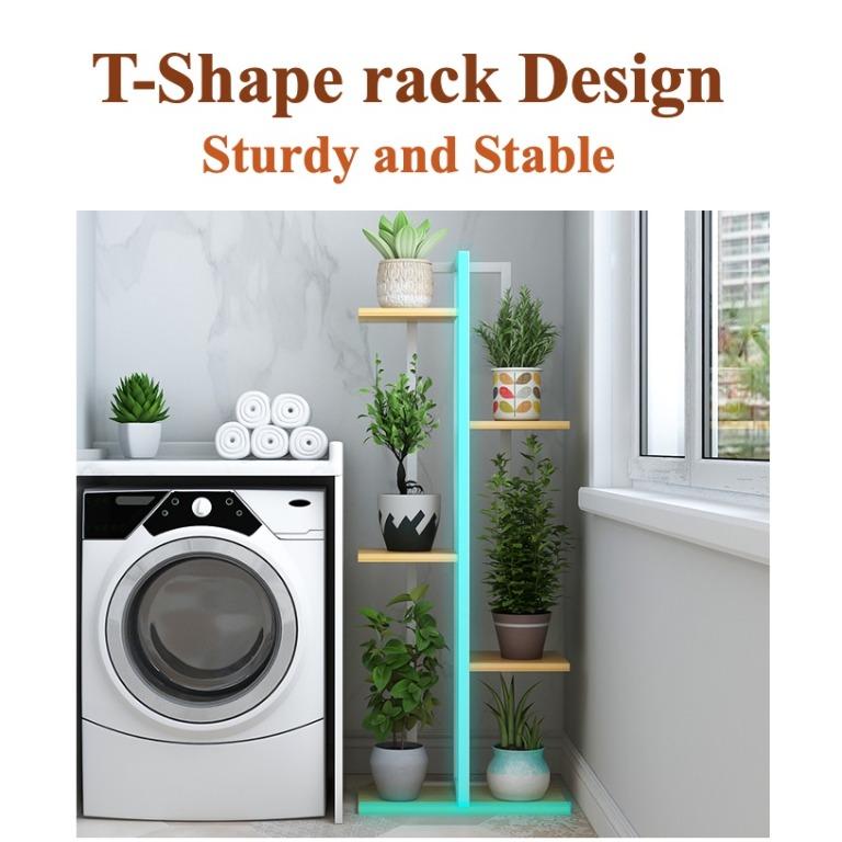 Plant Rack Plant Stand Wooden Foldable Pot Rack Stand Wood Planter Pot