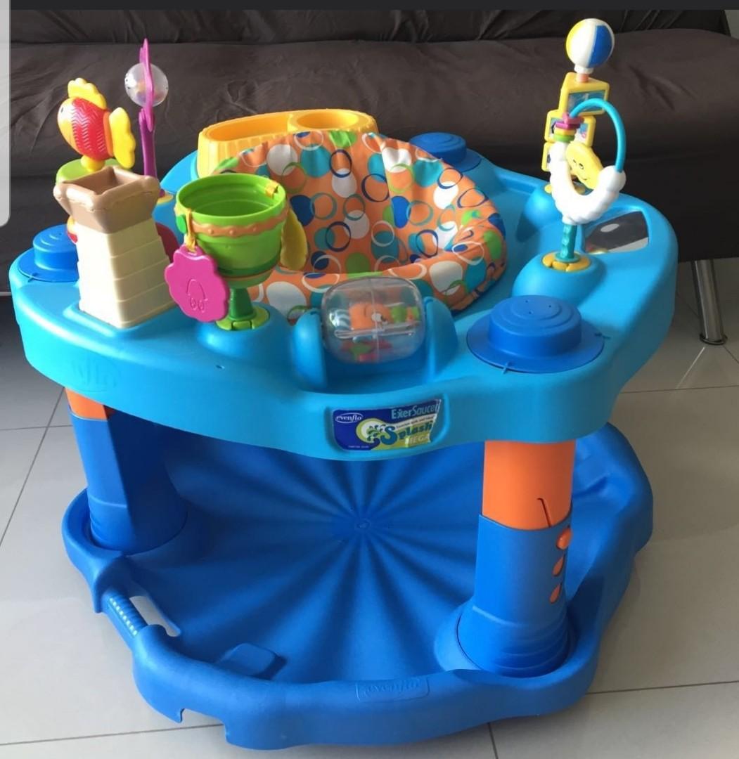 Preloved exersaucer bounce & safe, Babies & Kids, Infant Playtime on