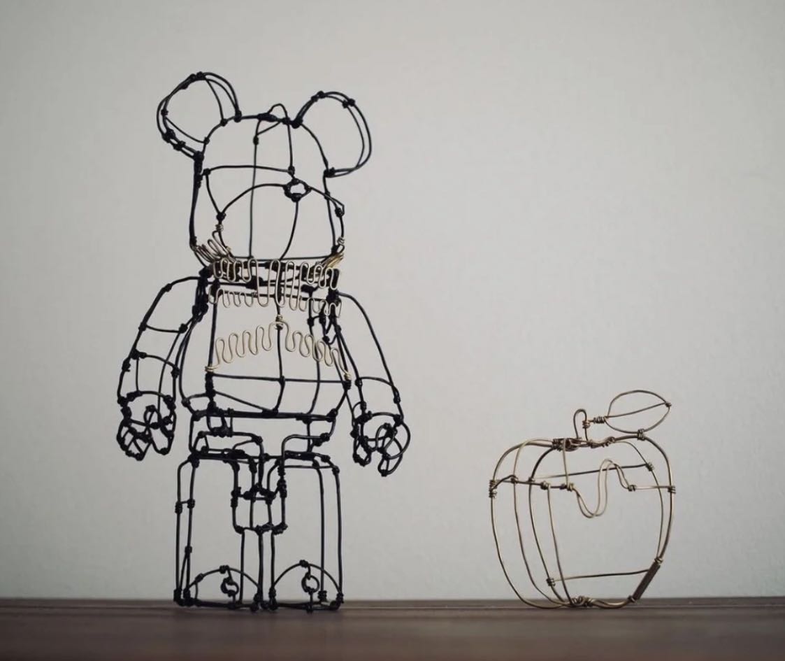 Be@rbrick HAyU Wire ベアブリック 400% Apple - その他