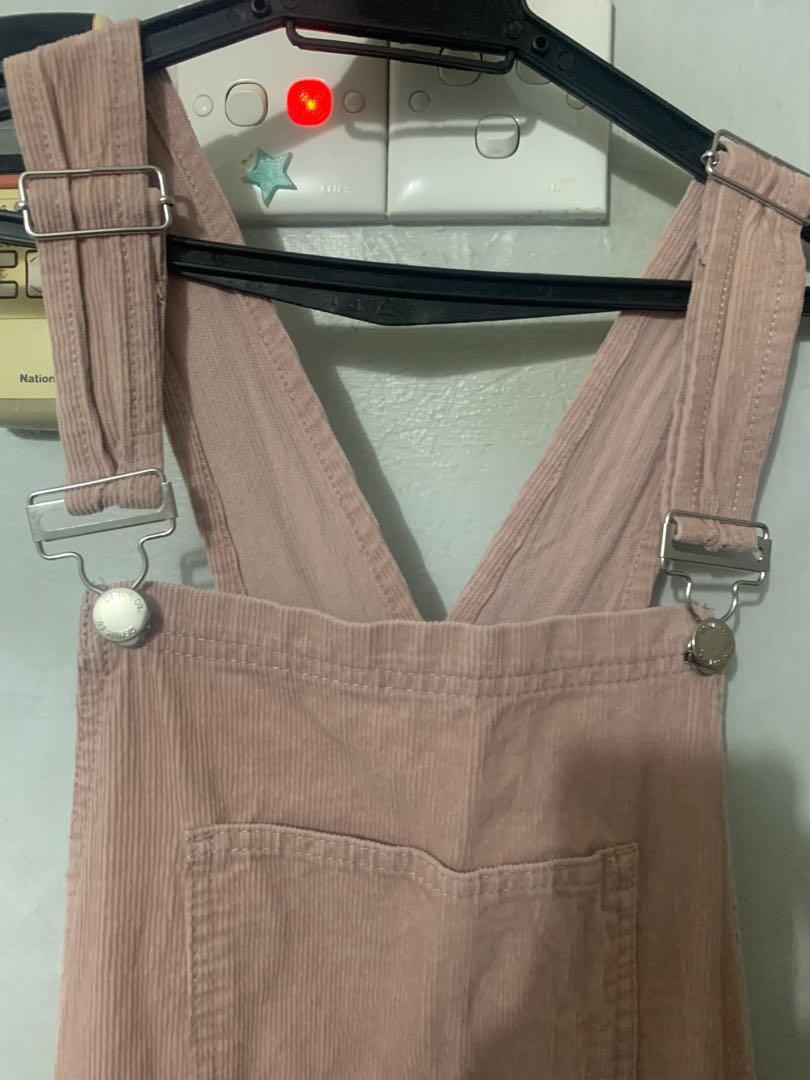 Primark Denim Corduroy Overalls jumpsuit, Women's Fashion, Dresses